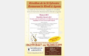 Reveillon de la Saint Sylvestre au Rivoli